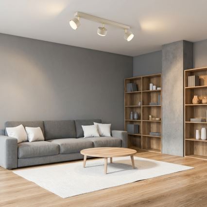 Brilagi - Spotlight 3xGX53/12W/230V beige