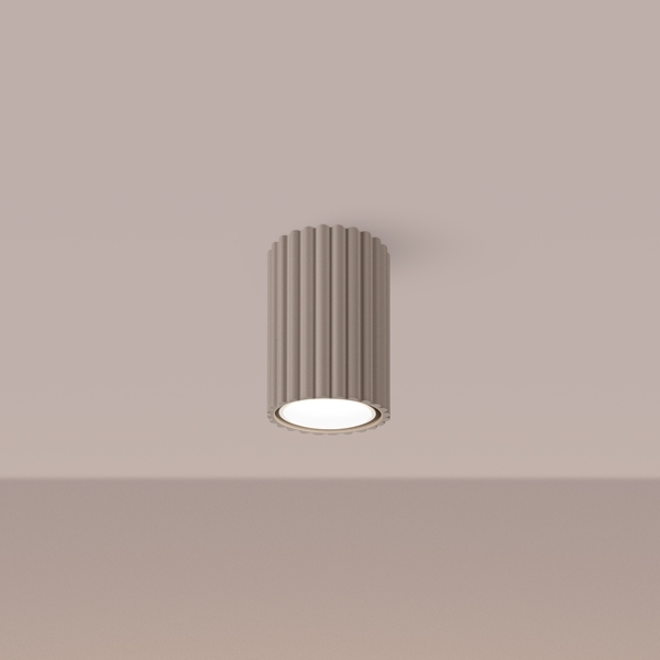 Brilagi - Spotlight CRESTO 1xGU10/10W/230V 10 cm taupe