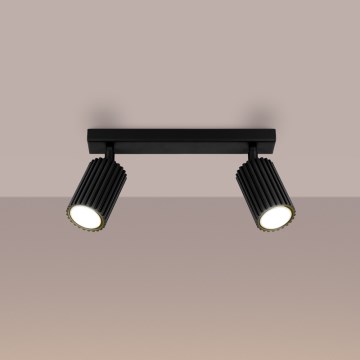 Brilagi - Spotlight CRESTO 2xGU10/10W/230V black