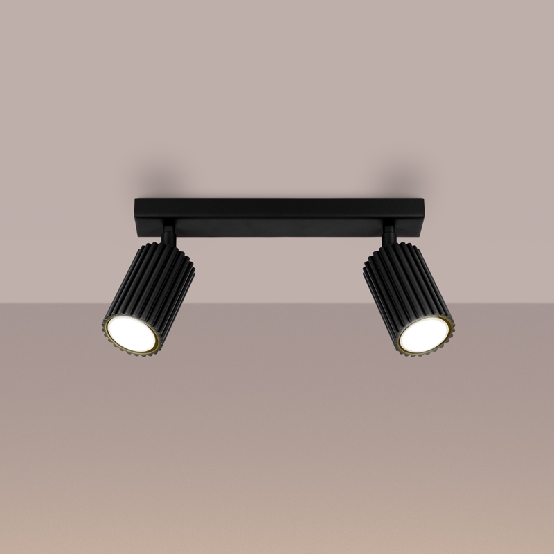 Brilagi - Spotlight CRESTO 2xGU10/10W/230V black