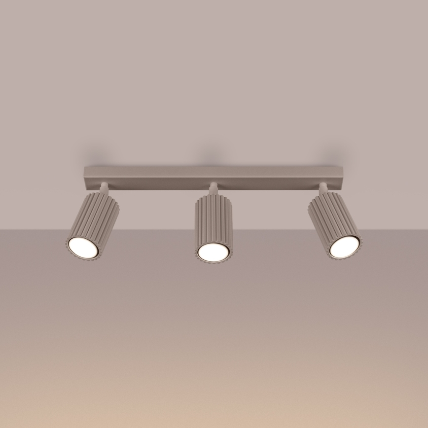 Brilagi - Spotlight CRESTO 3xGU10/10W/230V taupe
