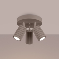Brilagi - Spotlight CRESTO 3xGU10/10W/230V taupe