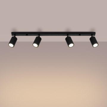 Brilagi - Spotlight CRESTO 4xGU10/10W/230V black