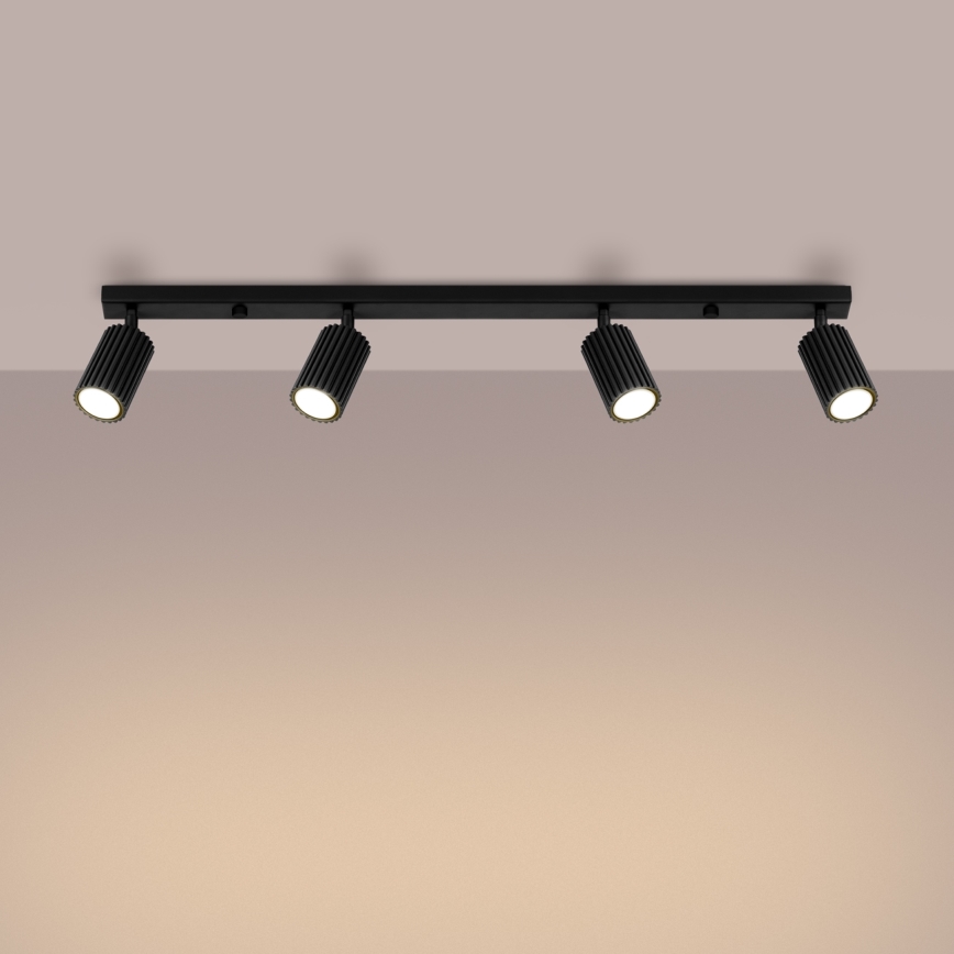 Brilagi - Spotlight CRESTO 4xGU10/10W/230V black