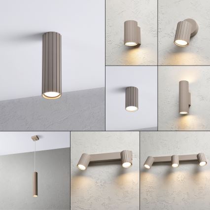 Brilagi - Spotlight CRISPINA 1xGU10/10W/230V 20 cm beige