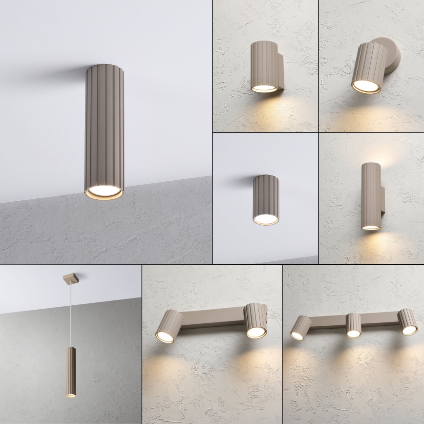 Brilagi - Spotlight CRISPINA 1xGU10/10W/230V 20 cm beige