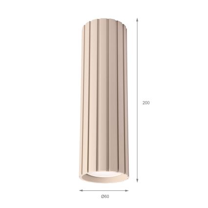 Brilagi - Spotlight CRISPINA 1xGU10/10W/230V 20 cm beige