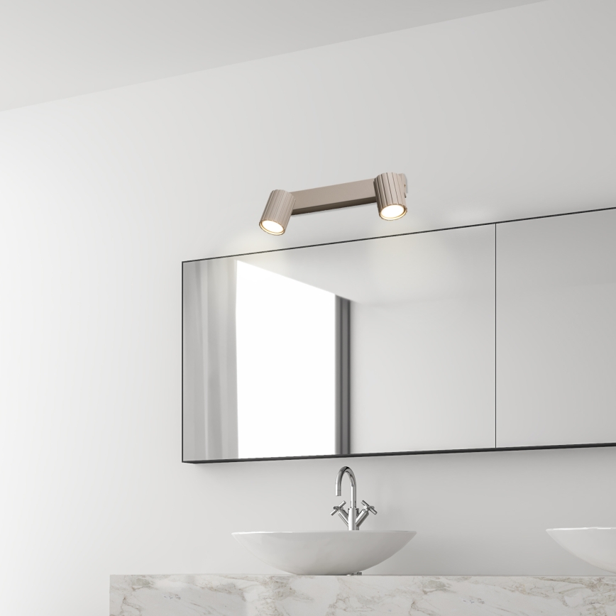 Brilagi - Spotlight CRISPINA 2xGU10/10W/230V Beige