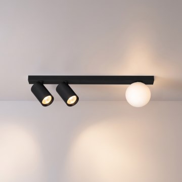Brilagi - Spotlight fixture SELE BALL 2xGU10/30W/230V + 1xG9/10W black