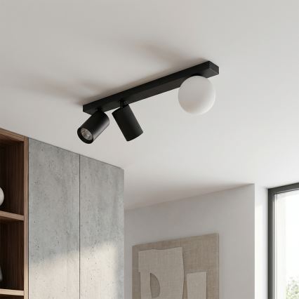 Brilagi - Spotlight fixture SELE BALL 2xGU10/30W/230V + 1xG9/10W black