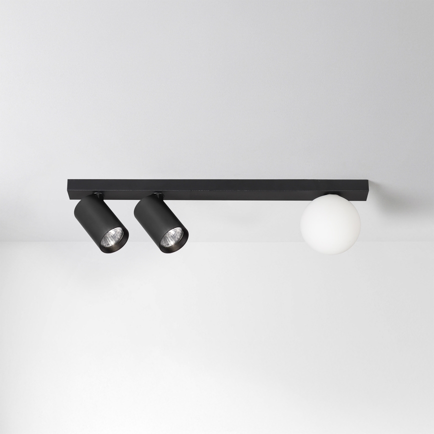 Brilagi - Spotlight fixture SELE BALL 2xGU10/30W/230V + 1xG9/10W black
