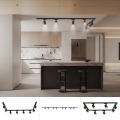 BRILAGI - Spotlight for HUSKY track system 8xGU10/10W/230V 300 cm black