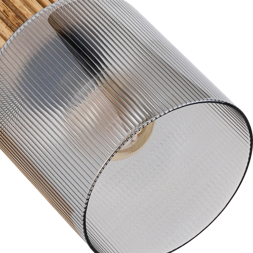 Brilagi - Spotlight HYGGE 2xE14/15W/230V rubberwood/smoked