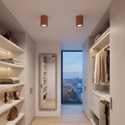 BRILAGI - Spotlight MIA 1xGU10/30W/230V 100x80 mm brown