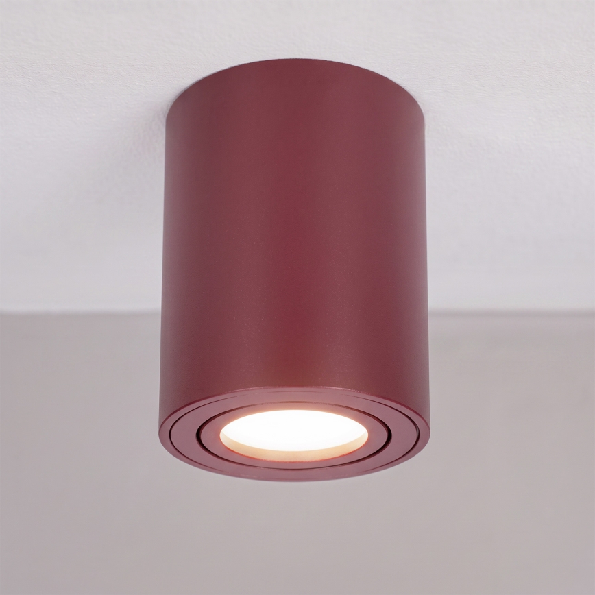 BRILAGI - Spotlight MIA 1xGU10/30W/230V 100x80 mm burgundy