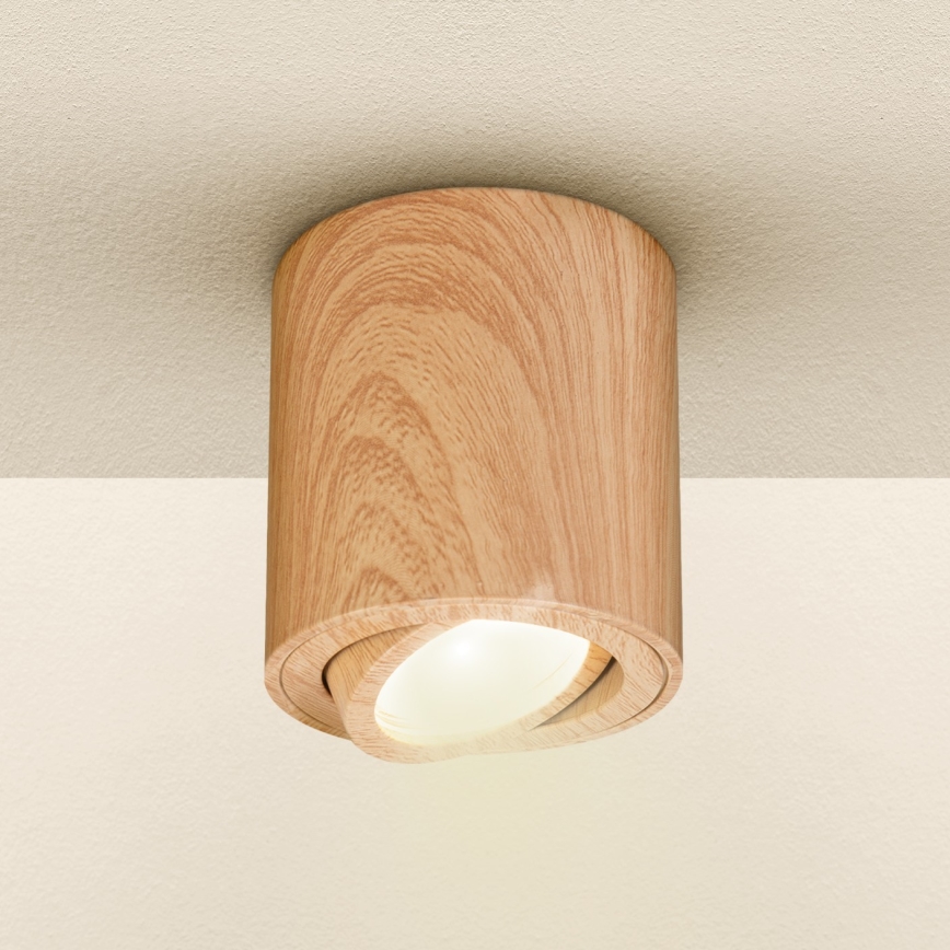 Brilagi - Spotlight MIA 1xGU10/30W/230V 84x80 mm brown