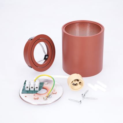 BRILAGI - Spotlight MIA 1xGU10/30W/230V 84x80 mm brown