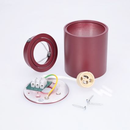 BRILAGI - Spotlight MIA 1xGU10/30W/230V 84x80 mm burgundy