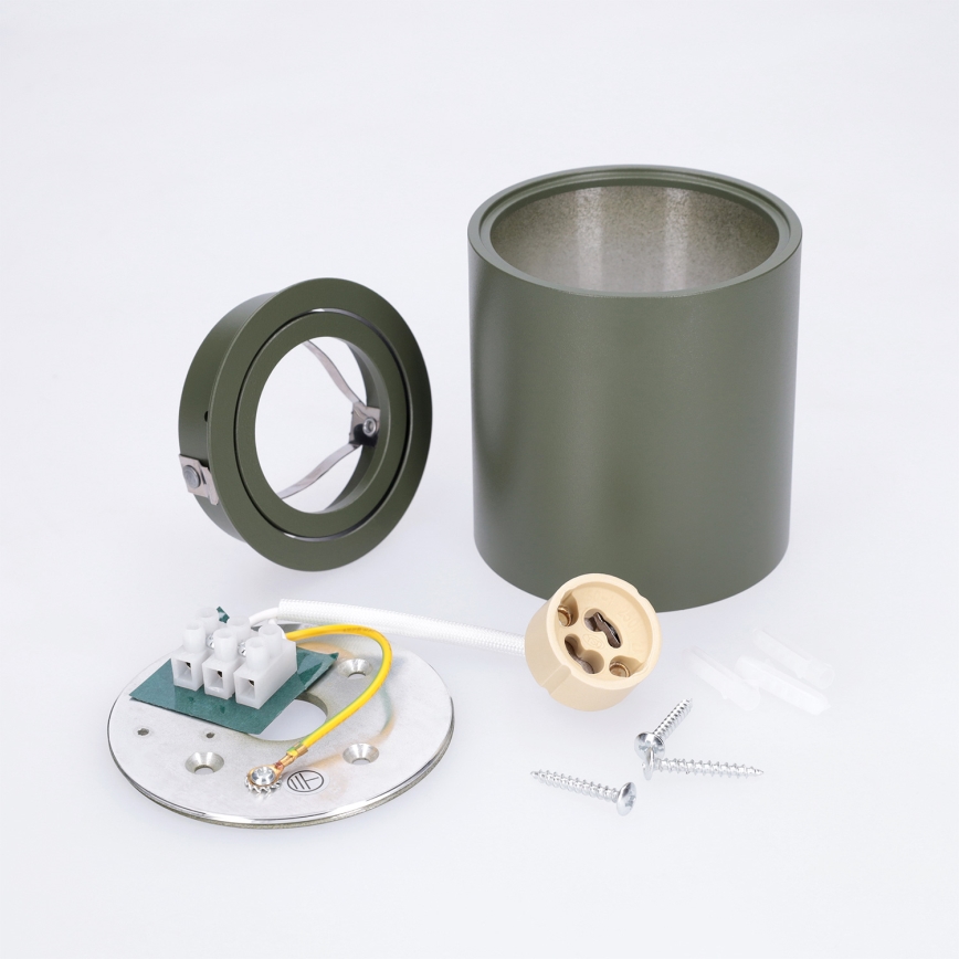 BRILAGI - Spotlight MIA 1xGU10/30W/230V 84x80 mm dark green