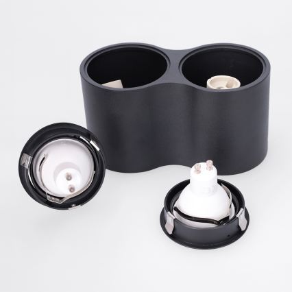 BRILAGI - Spotlight MIA DOUBLE 2xGU10/30W/230V black