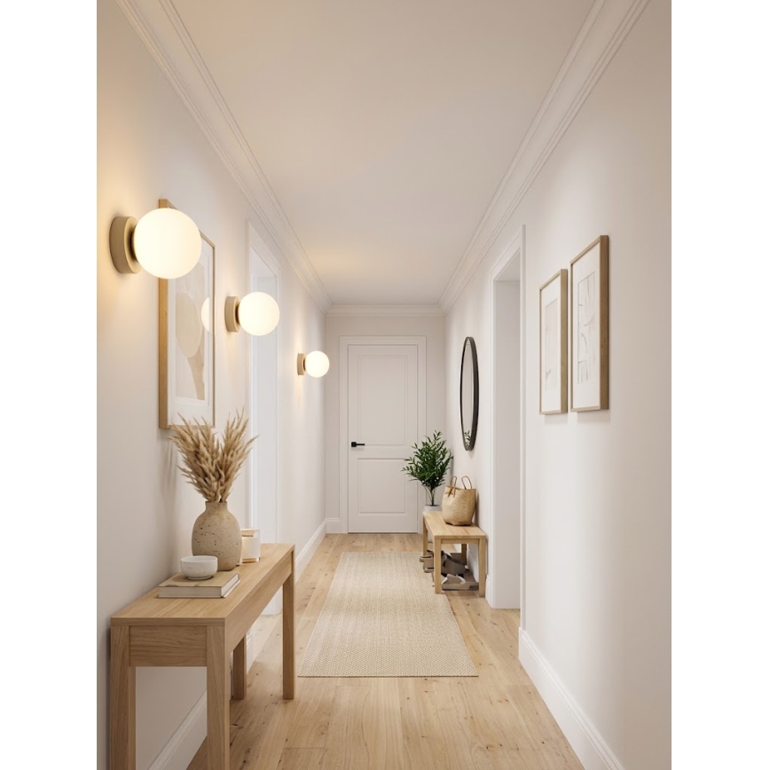 BRILAGI - Spotlight MILO ECRU 1xE27/60W/230V Ø 15 cm beige/gold