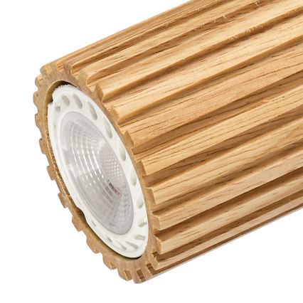 Brilagi - Spotlight MODERN WOOD 3xGU10/8W/230V wood/white