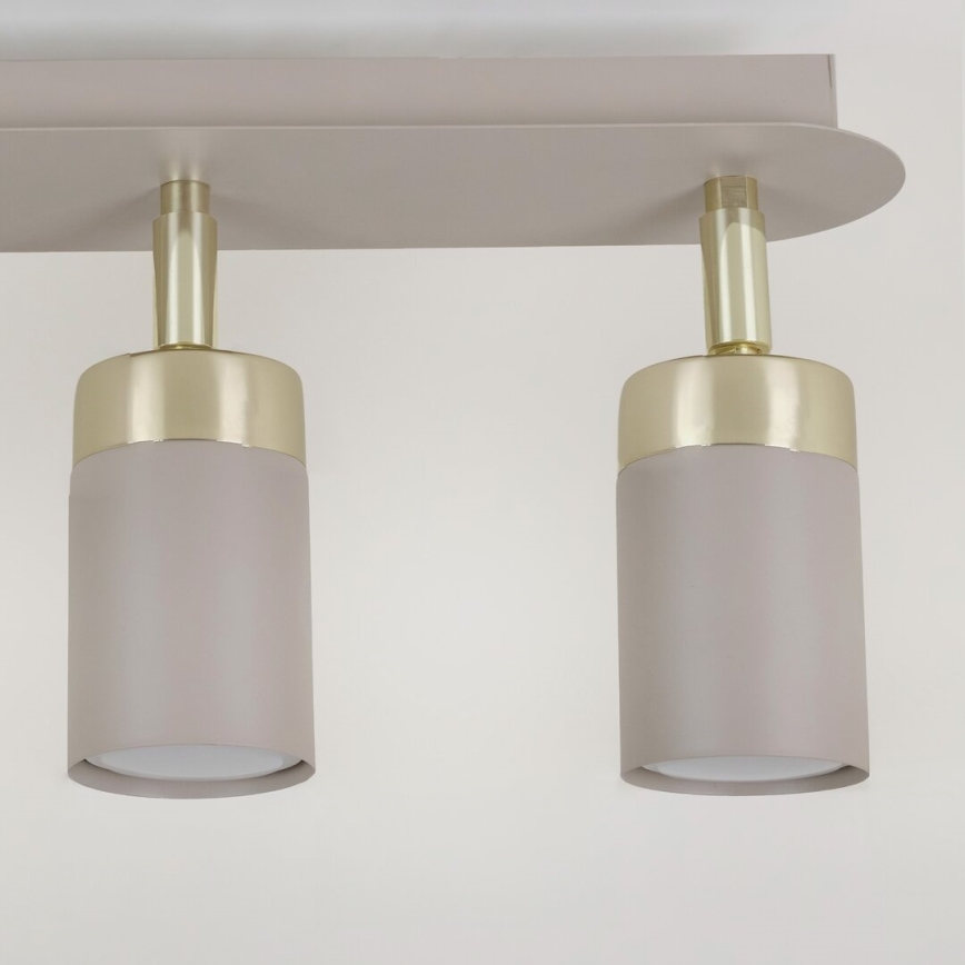 Brilagi - Spotlight POKER 3xGU10/25W/230V beige/gold