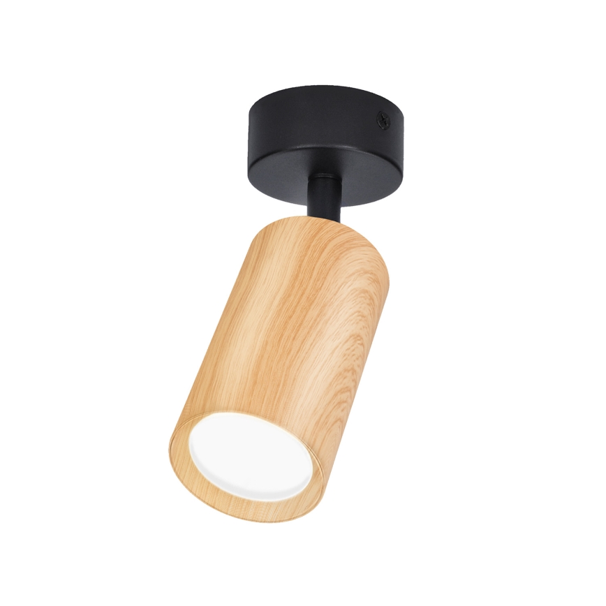 Brilagi - Spotlight SELE 1xGU10/30W/230V black/oak decor