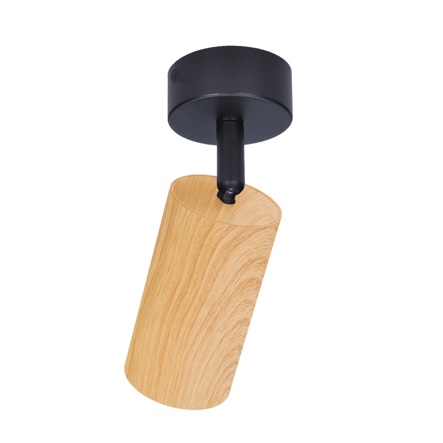 Brilagi - Spotlight SELE 1xGU10/30W/230V black/oak decor