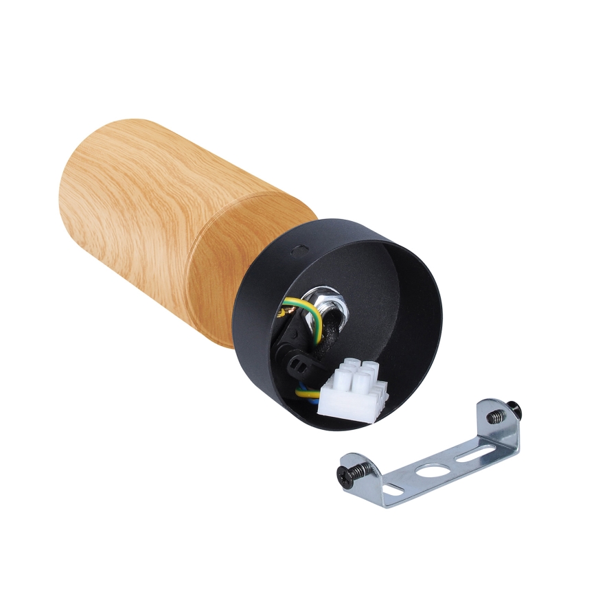 Brilagi - Spotlight SELE 1xGU10/30W/230V black/oak decor