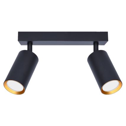 Brilagi - Spotlight SELE 2xGU10/30W/230V black/gold