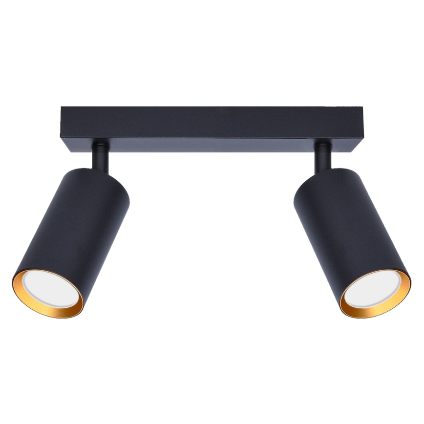 Brilagi - Spotlight SELE 2xGU10/30W/230V black/gold