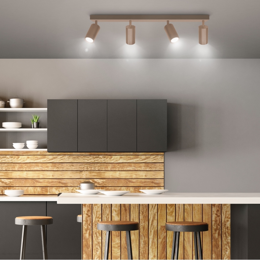 Brilagi - Spotlight SELE 4xGU10/30W/230V beige