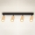 Brilagi - Spotlight SELE 4xGU10/30W/230V black/oak decor