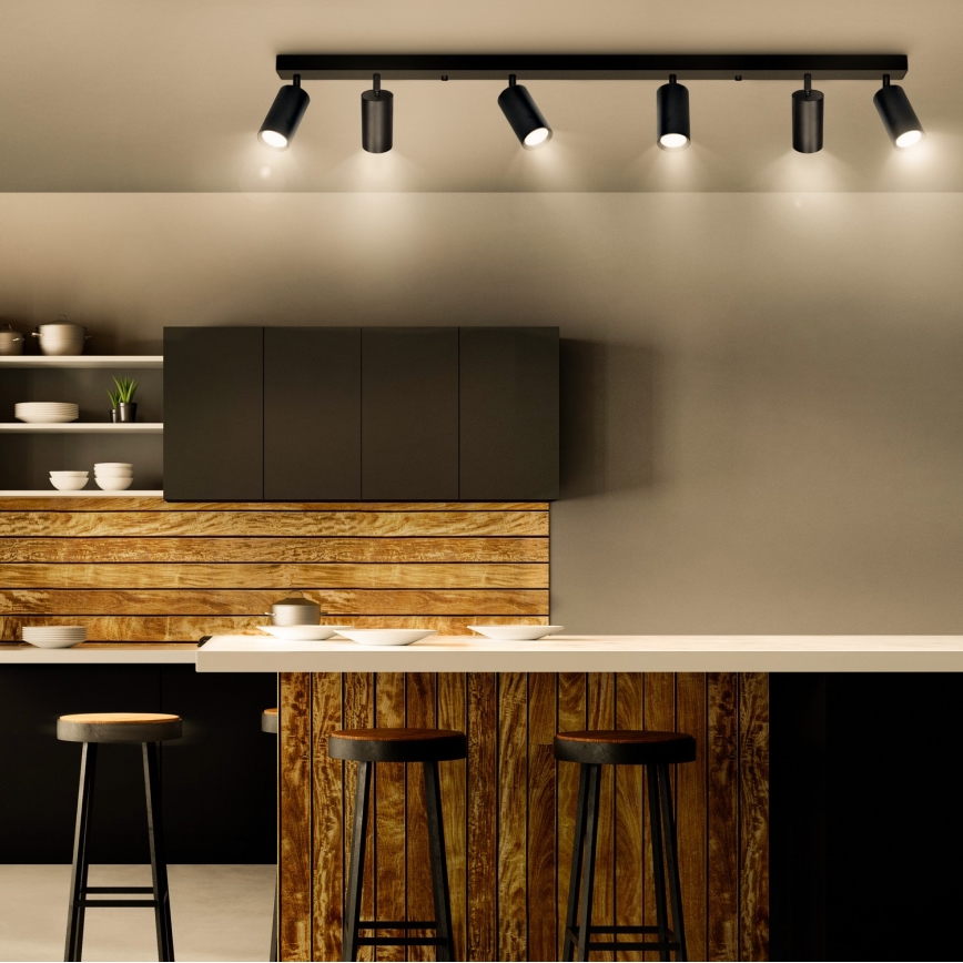 Brilagi - Spotlight SELE 6xGU10/30W/230V black