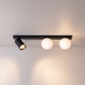 Brilagi - Spotlight SELE BALL 1xGU10/30W/230V + 2xG9/10W black