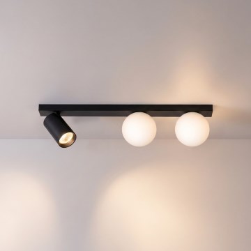 Brilagi - Spotlight SELE BALL 1xGU10/30W/230V + 2xG9/10W black