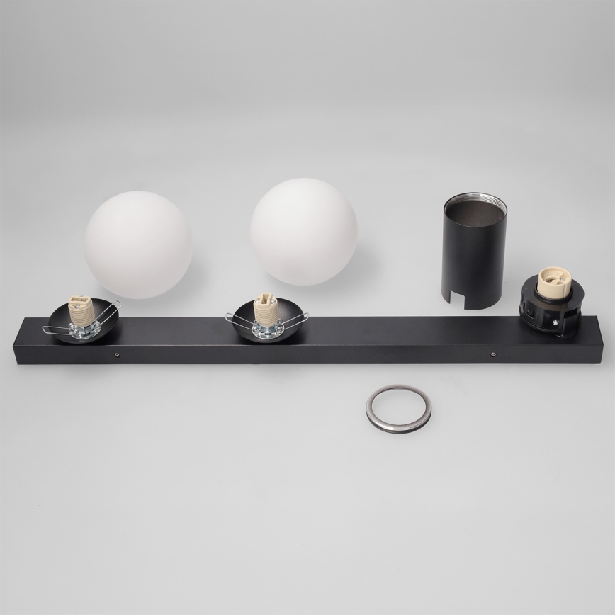 Brilagi - Spotlight SELE BALL 1xGU10/30W/230V + 2xG9/10W black