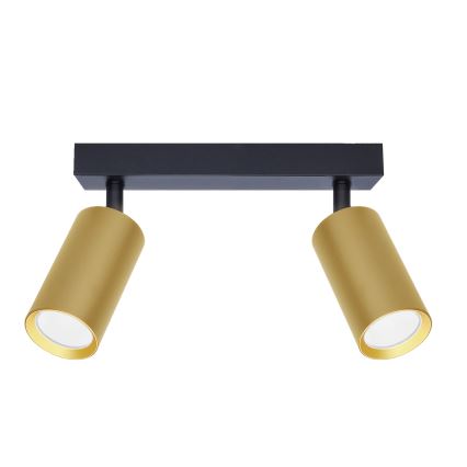 Brilagi - Spotlight SELE GOLDEN 2xGU10/30W/230V black/gold