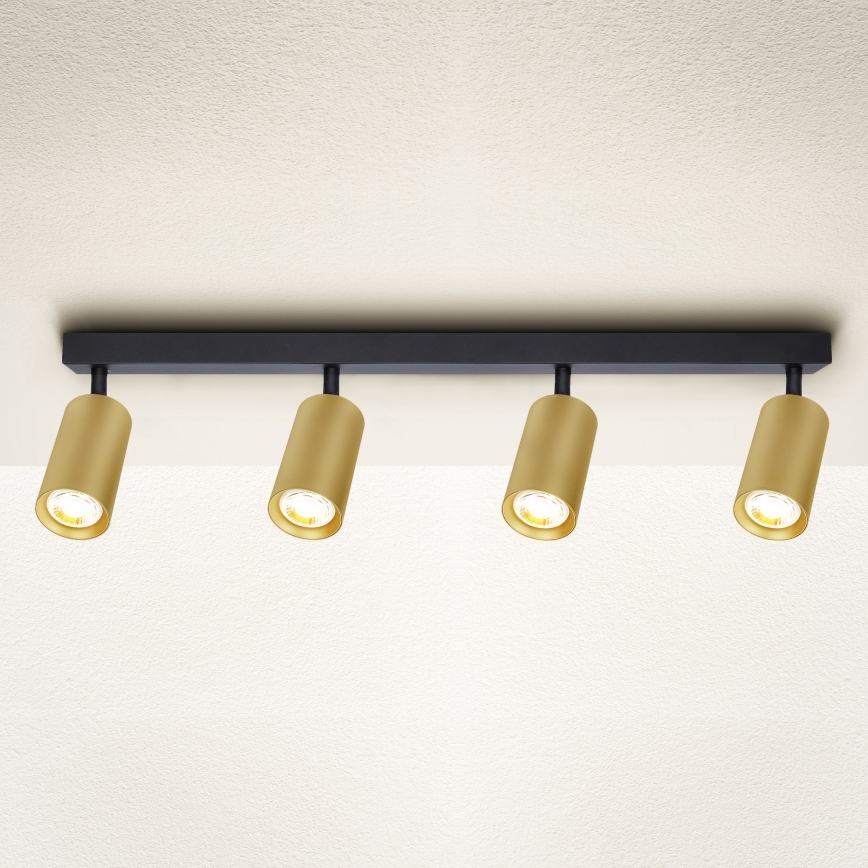 Brilagi - Spotlight SELE GOLDEN 4xGU10/30W/230V black/gold