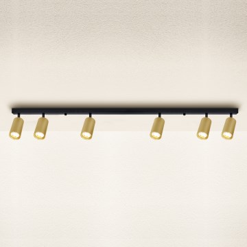 Brilagi - Spotlight SELE GOLDEN 6xGU10/30W/230V black/gold