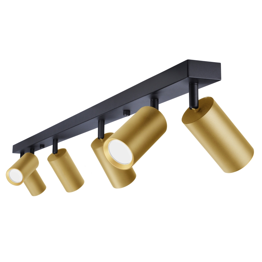 Brilagi - Spotlight SELE GOLDEN 6xGU10/30W/230V black/gold