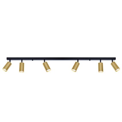 Brilagi - Spotlight SELE GOLDEN 6xGU10/30W/230V black/gold