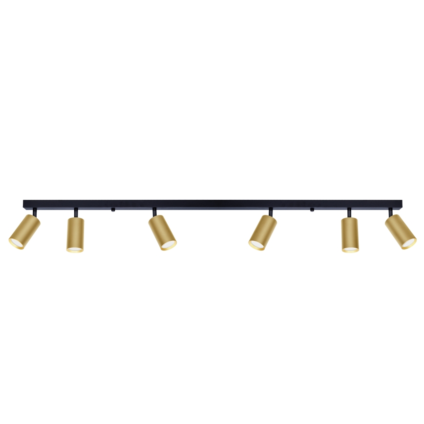 Brilagi - Spotlight SELE GOLDEN 6xGU10/30W/230V black/gold