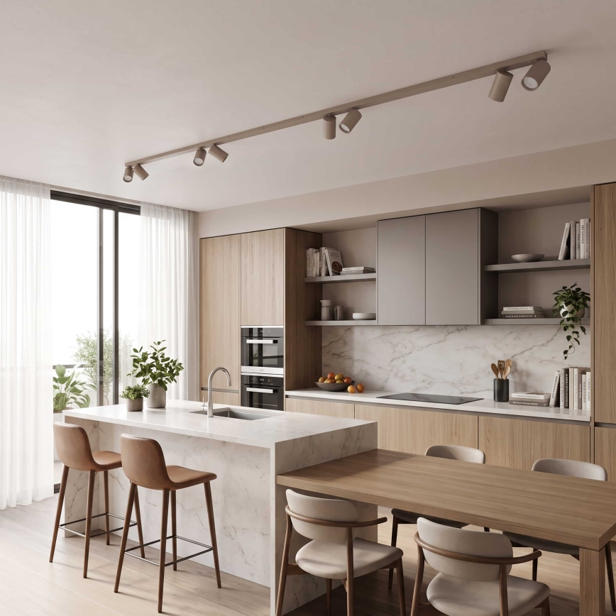 BRILAGI - Spotlight SELE LONG 8xGU10/30W/230V beige