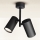 Brilagi - Spotlight SELE VERTICAL 2xGU10/30W/230V black
