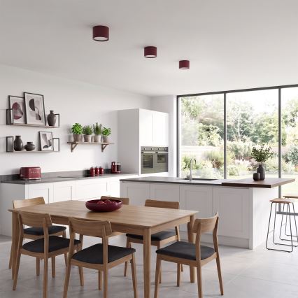 BRILAGI - Spotlight SMOOTH 1xGX53/15W/230V 60x82 mm burgundy