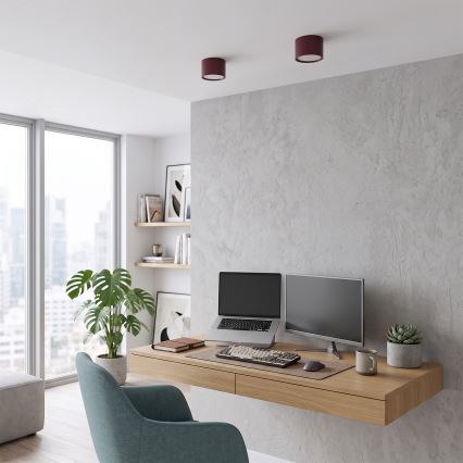 BRILAGI - Spotlight SMOOTH 1xGX53/15W/230V 60x82 mm burgundy