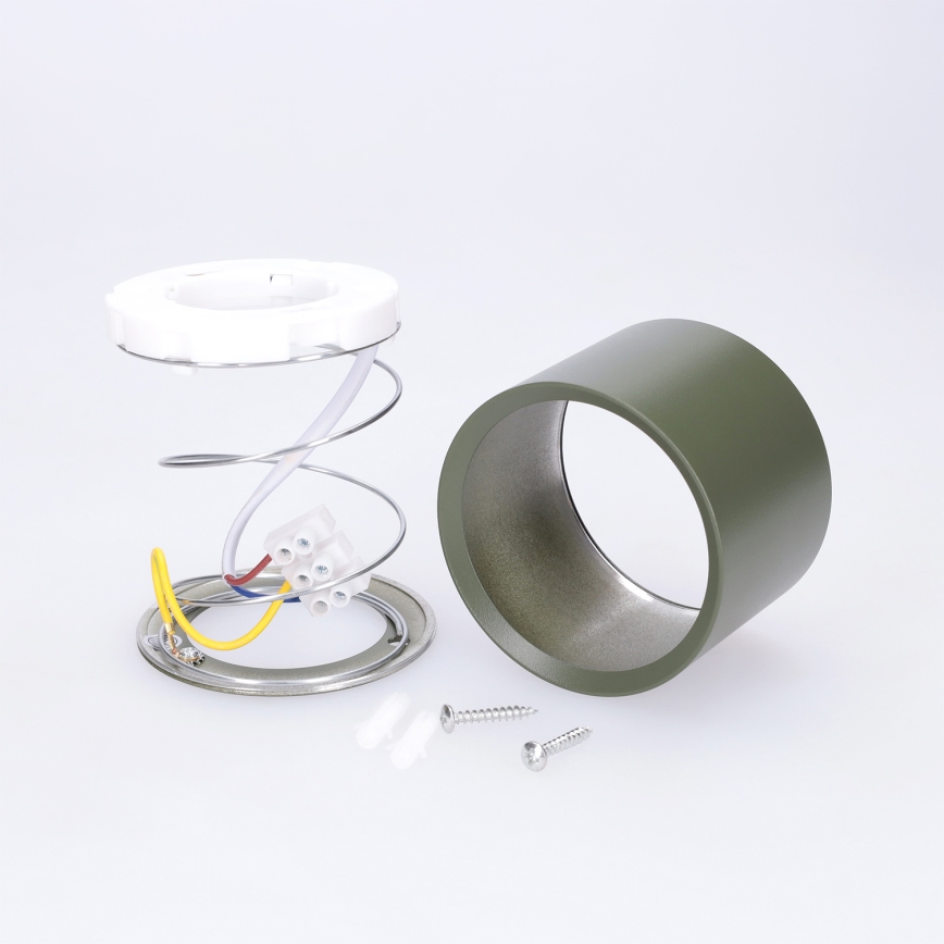 BRILAGI - Spotlight SMOOTH 1xGX53/15W/230V 60x82 mm dark green
