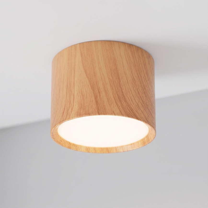 BRILAGI - Spotlight SMOOTH 1xGX53/15W/230V 60x82 mm oak finish